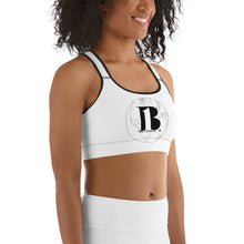 Load image into Gallery viewer, "A-B1 World"/Sports bra/ White - A-b1.com