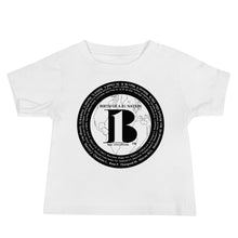 Load image into Gallery viewer, "Birth of A-b1 Nation", displayed are the names of many prominent B1 figures in our history/ Black, Black "B"/Baby Jersey Short Sleeve Tee in many colors - A-b1.com