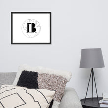 Load image into Gallery viewer, "A B1 World"/Framed poster - A-b1.com
