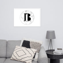 Load image into Gallery viewer, "A B1 World"/Framed poster - A-b1.com