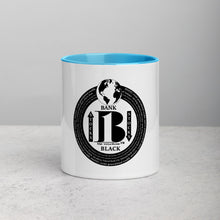 Load image into Gallery viewer, "Bank Black", Displayed are the names of all of the Black owned banks in the country/ Mug with Color Inside - A-b1.com