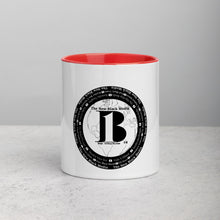 Load image into Gallery viewer, "The New BLack Media" Displayed are the names of the preeminent members of "The New Black Media" v1/Mug with Color Inside - A-b1.com