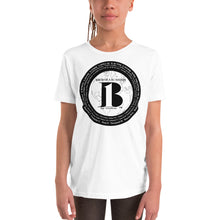 Load image into Gallery viewer, "Birth of A-b1 Nation", displayed are the names of many prominent B1 figures in our history/ Youth Short Sleeve T-Shirt in many colors - A-b1.com